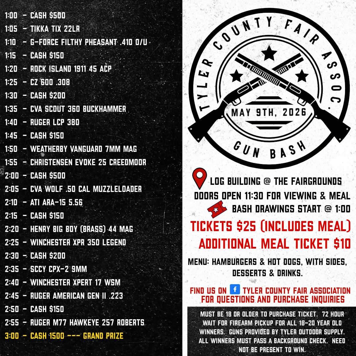 Spring Gun Bash Flyer